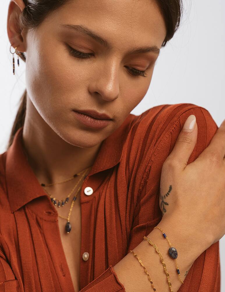 rinascente Mesh Golden coffee bracelet