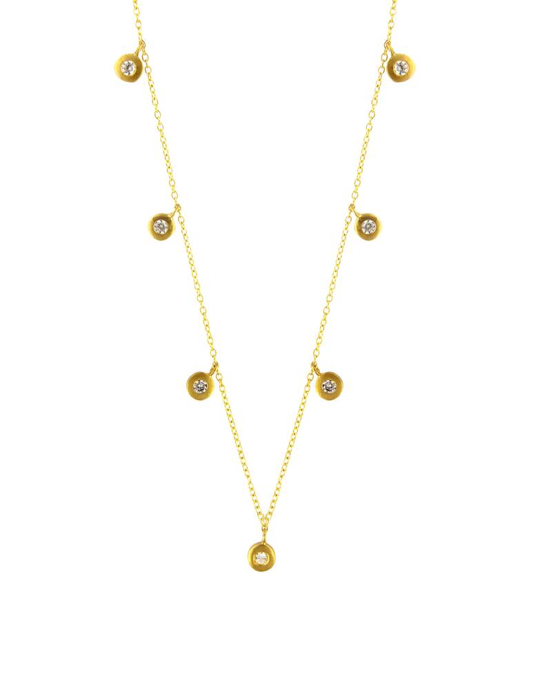 rinascente Mesh Golden shine necklace