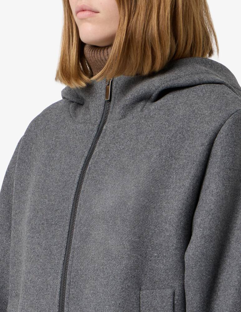 rinascente Elizabeth Ascot Cappotto in misto lana con cappuccio