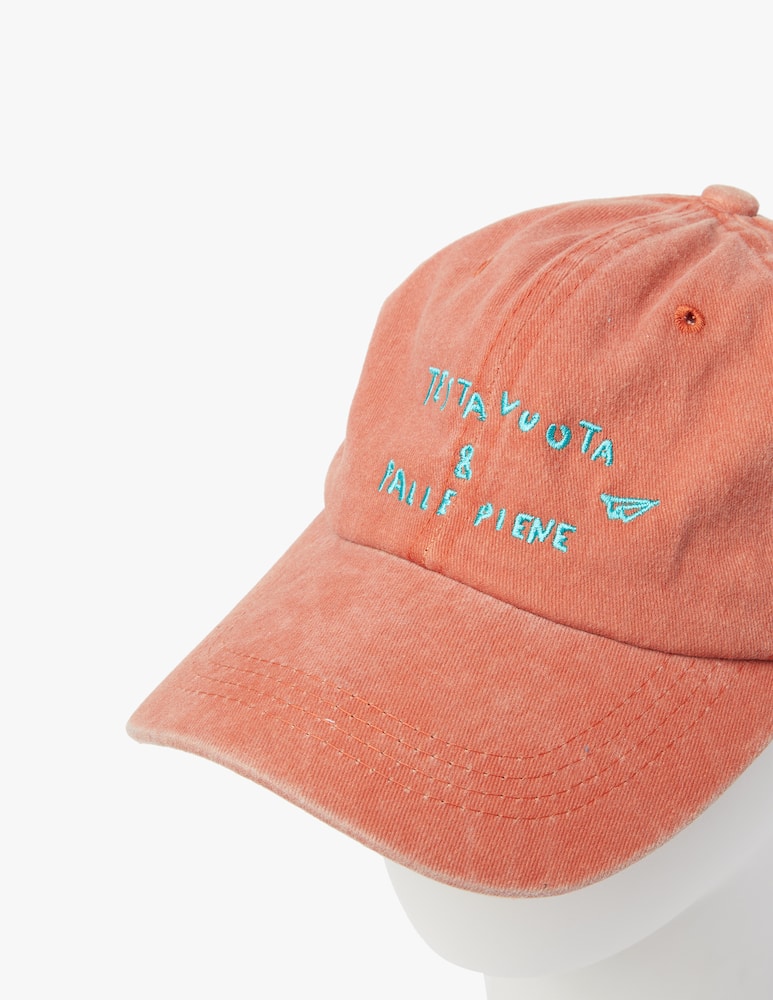 rinascente Linea Daria Cappellino con visiera testa vuota - arancione