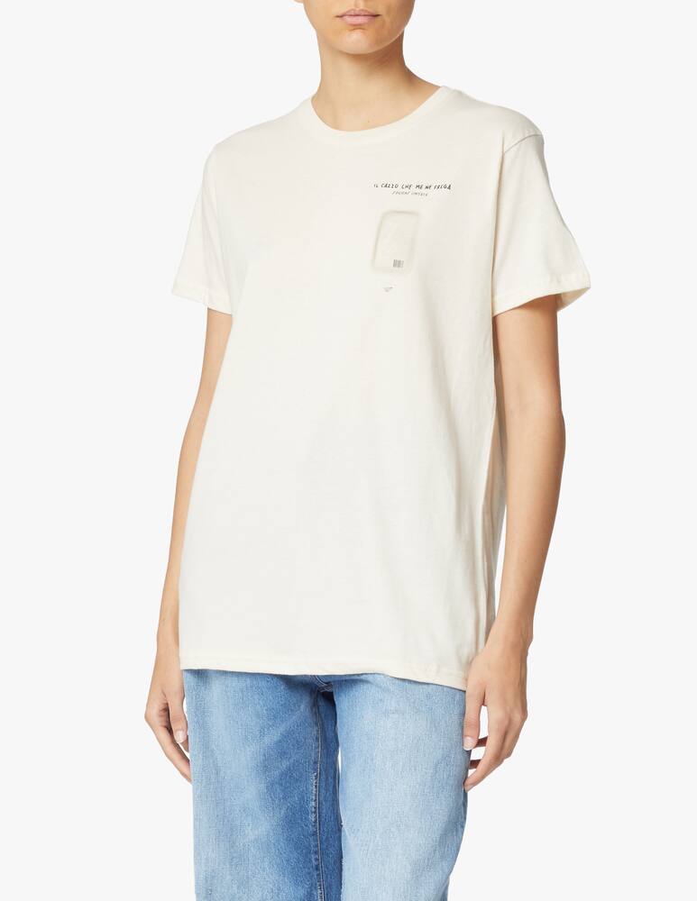 rinascente Linea Daria T-shirt in cotone - bianco