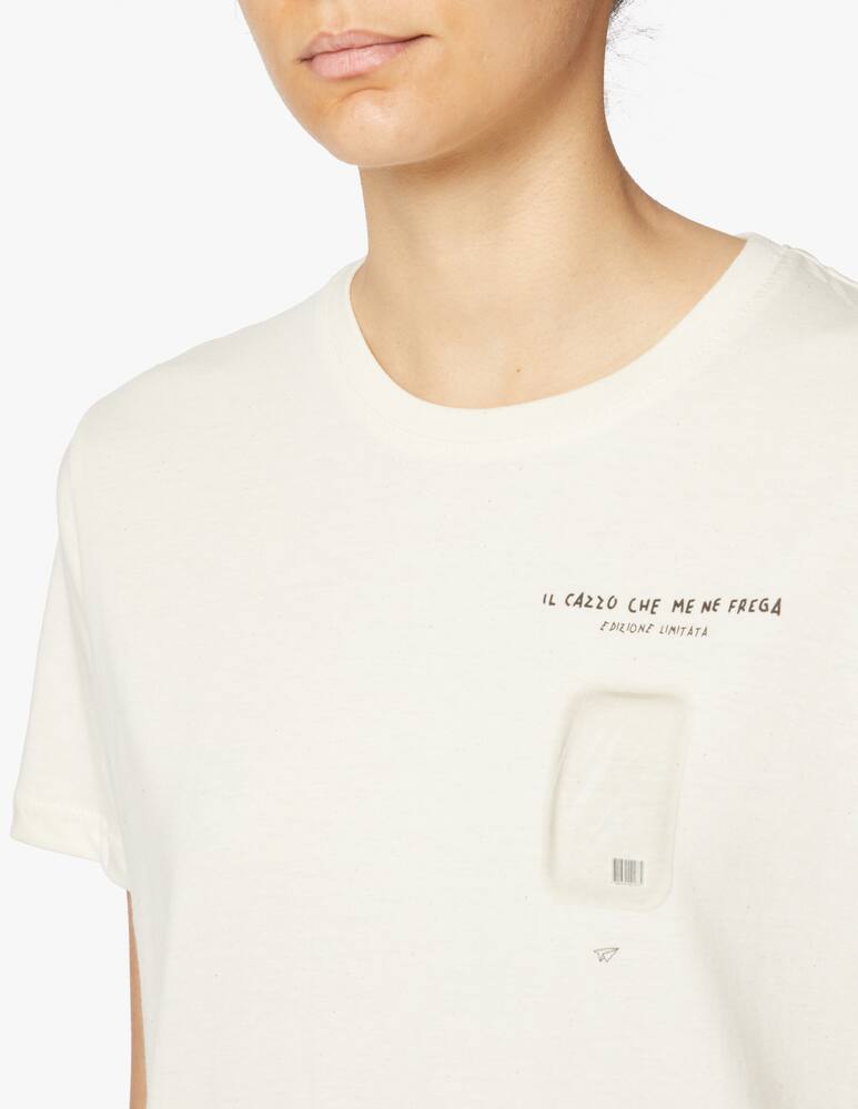 rinascente Linea Daria T-shirt in cotone - bianco