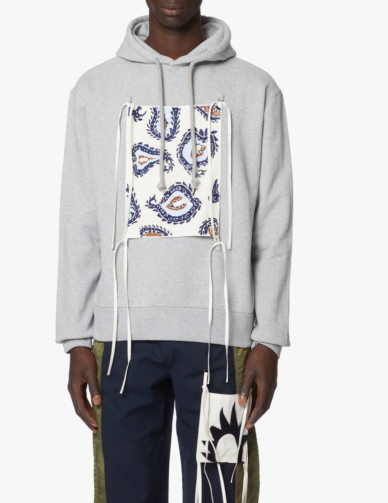 rinascente Dhruv Kapoor Maglione ricamato a mano - grigio