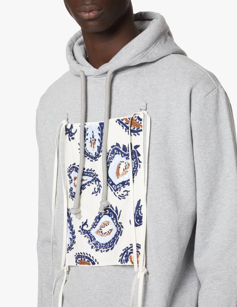 rinascente Dhruv Kapoor Maglione ricamato a mano - grigio