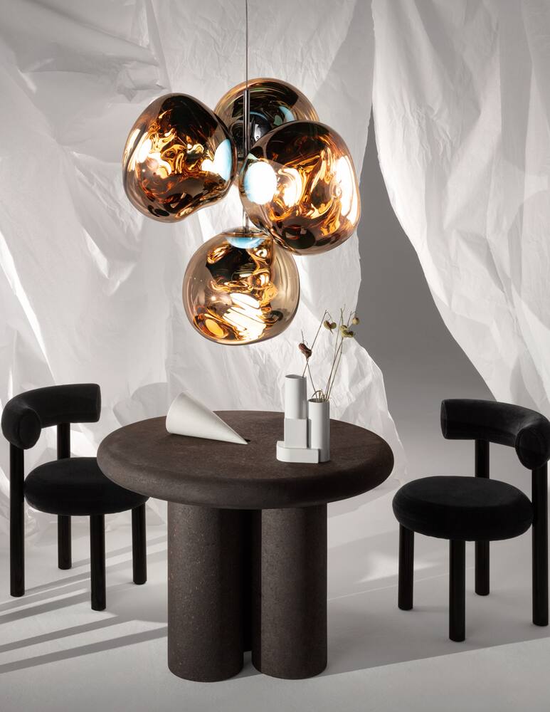rinascente Tom Dixon Fat Dining Kv Ha 0190 Bl - Black