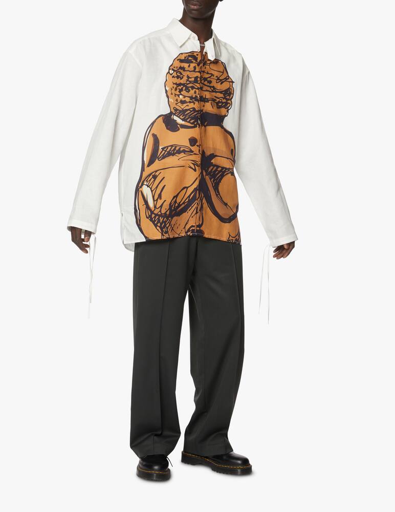 rinascente Dhruv Kapoor Venus mega shirt - white