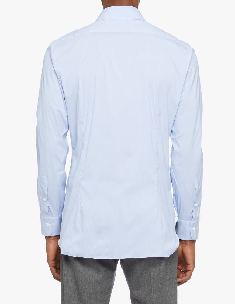 rinascente Barba Napoli Camicia Fil A Fil Slim Stretch 