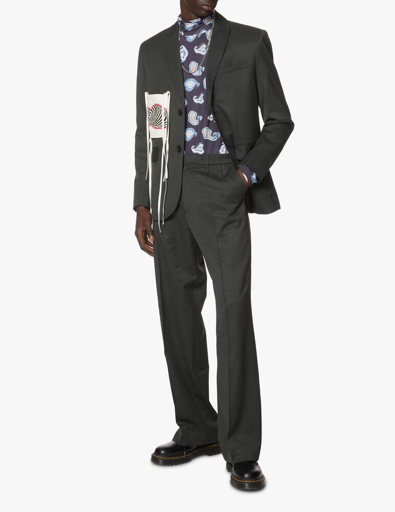 rinascente Dhruv Kapoor Giacca blazer patched - verde