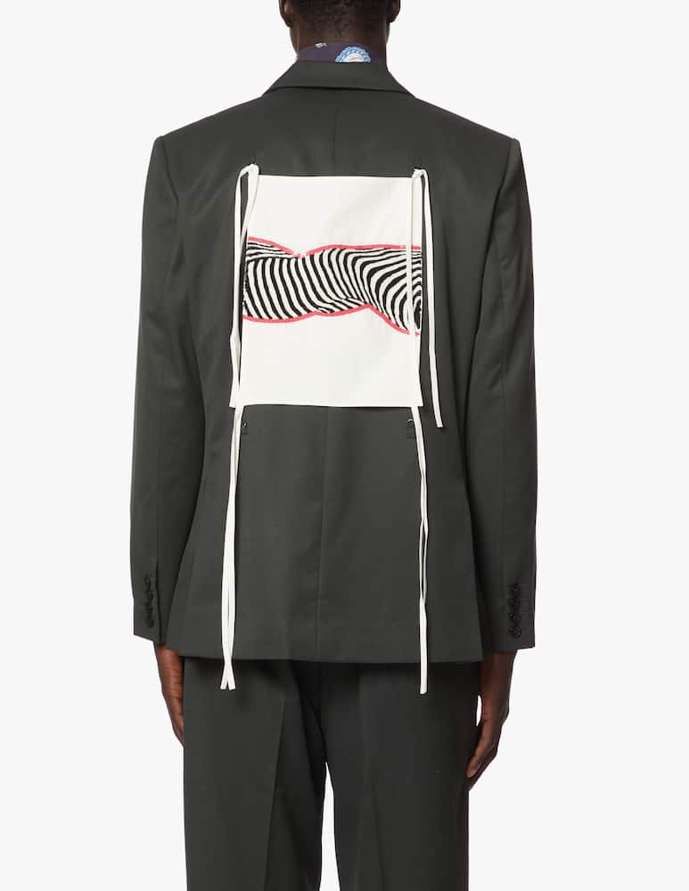 rinascente Dhruv Kapoor Giacca blazer patched - verde