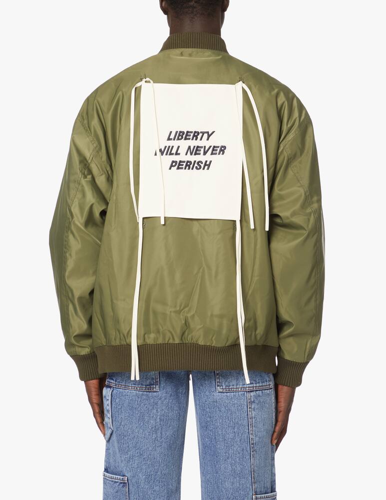 rinascente Dhruv Kapoor Giacca bomber oversized libertas - verde