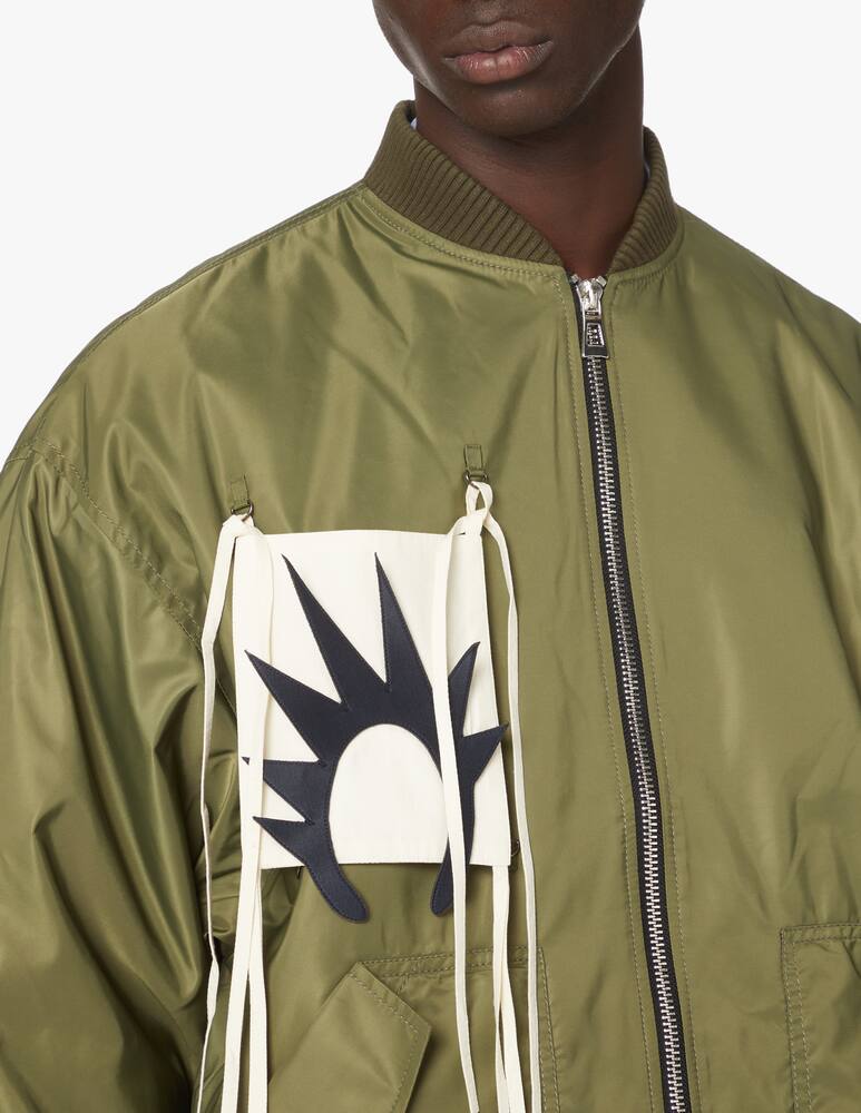 rinascente Dhruv Kapoor Giacca bomber oversized libertas - verde