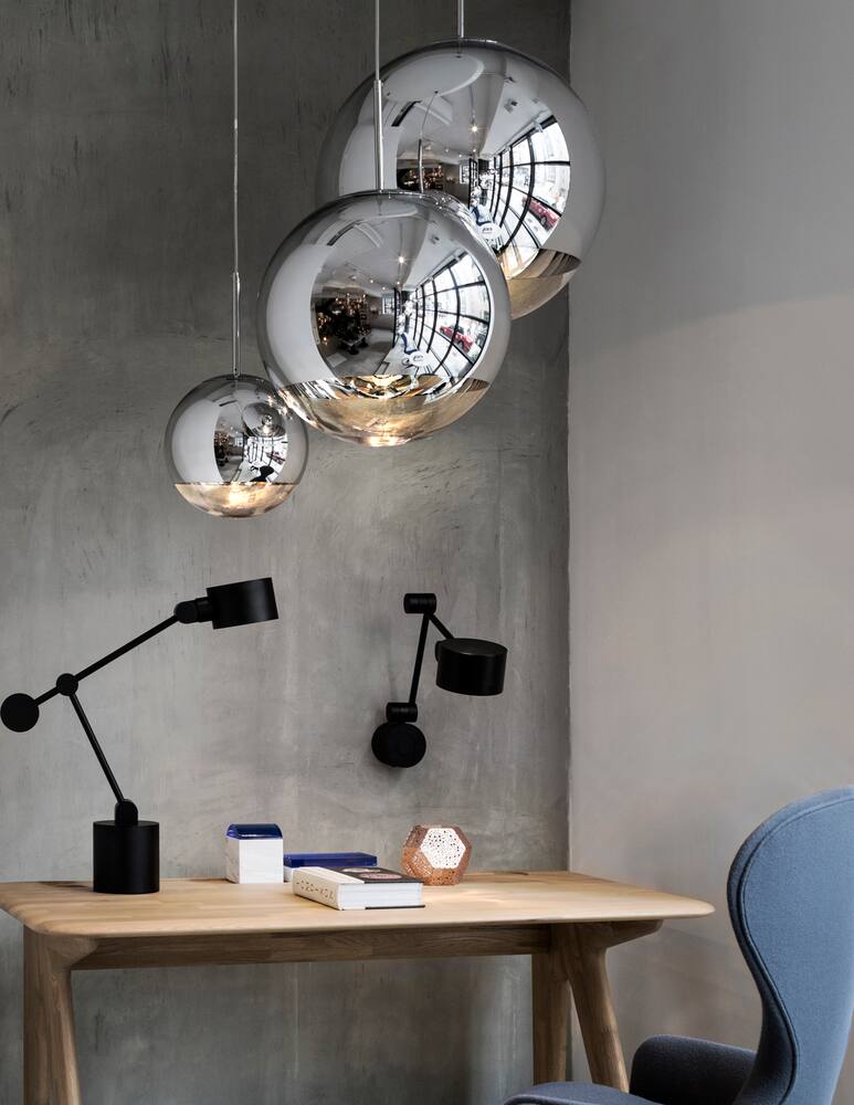 rinascente Tom Dixon Slab Desk 600 X 1200 Nat Oak - Brown