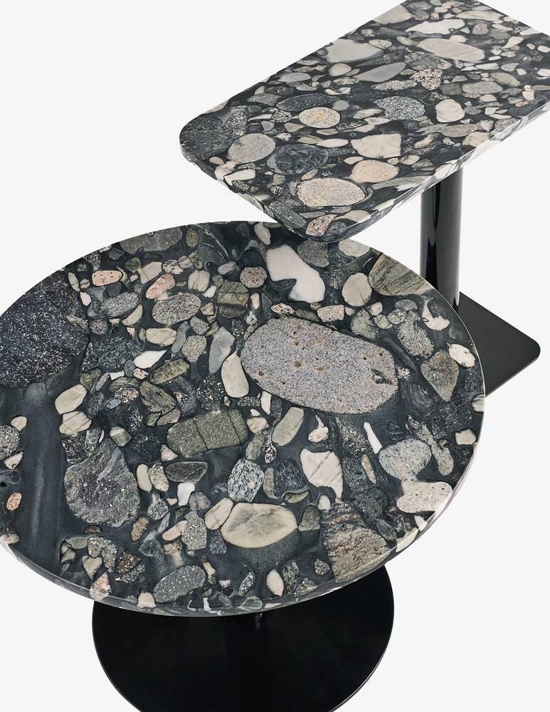 rinascente Tom Dixon Pebble Table Rectangle Black Pebble - Multi