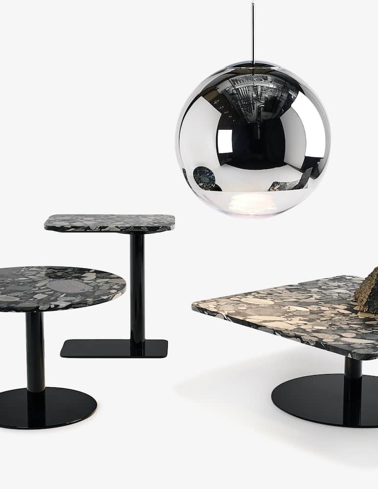 Tom Dixon Tavolo Stone Rotondo - immagine 2 Tom Dixon Tavolo Stone Rotondo - immagine 2