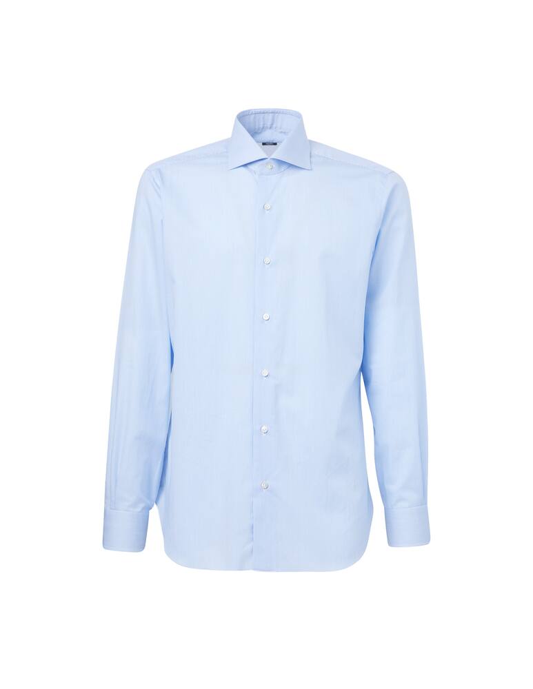 Barba Napoli Slim fit cotton shirt Poplin - picture 5 Barba Napoli Slim fit cotton shirt Poplin - picture 5
