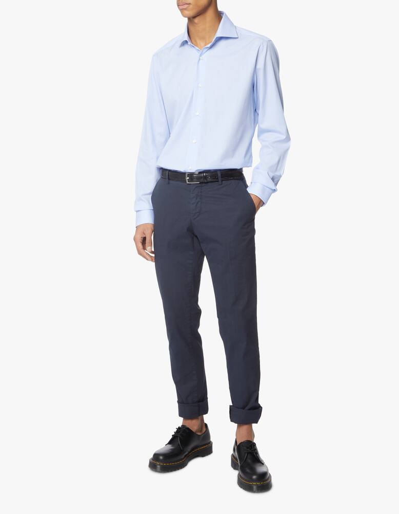 Barba Napoli Slim fit cotton shirt Poplin - picture 2 Barba Napoli Slim fit cotton shirt Poplin - picture 2