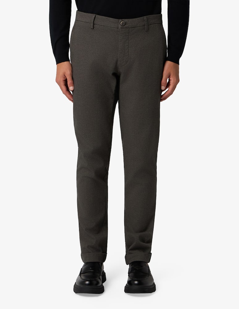 rinascente Mason's Pantaloni chino Milano micro pied de poule