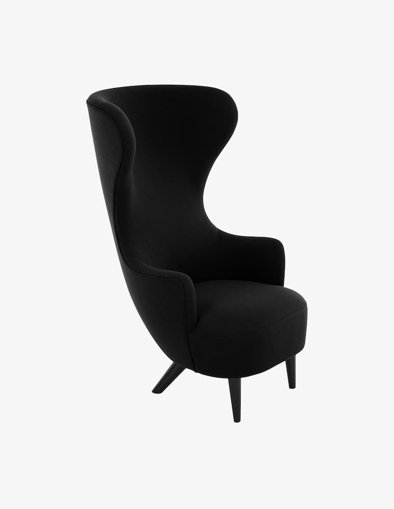 Tom Dixon Wingback Poltrona Nera - immagine 1 Tom Dixon Wingback Poltrona Nera - immagine 1