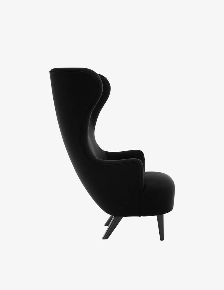 Tom Dixon Wingback Poltrona Nera - immagine 3 Tom Dixon Wingback Poltrona Nera - immagine 3