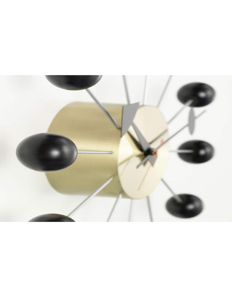 Vitra Ball Clock nero ottone - immagine 2 Vitra Ball Clock nero ottone - immagine 2