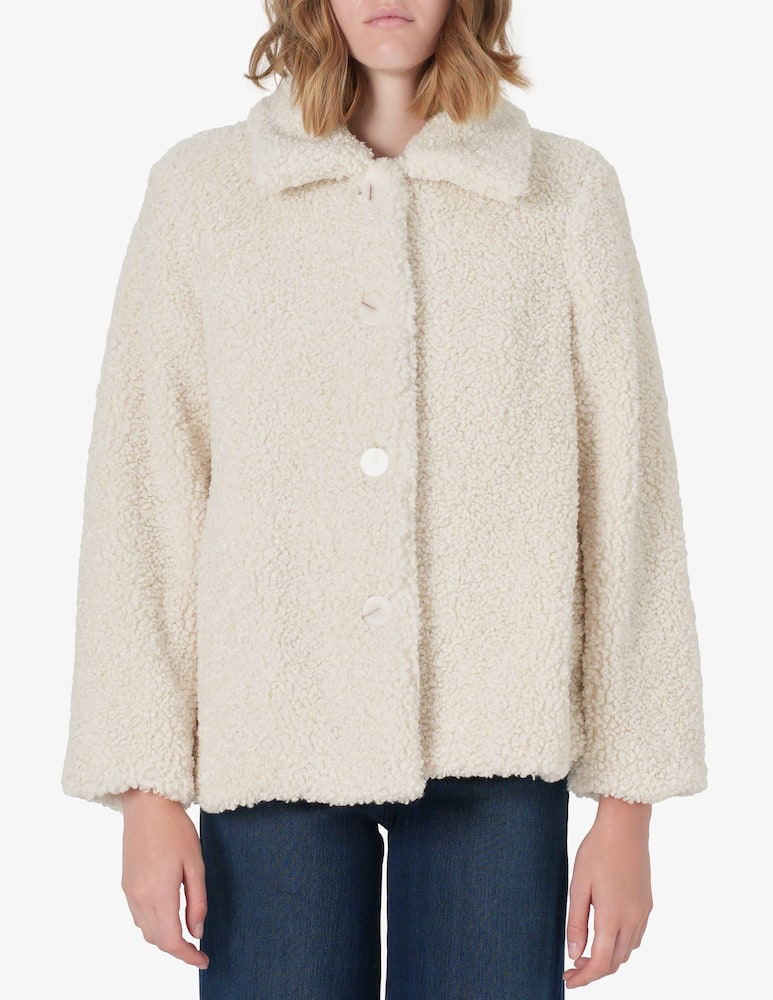 rinascente Elizabeth Ascot Caban in pelliccia sintetica