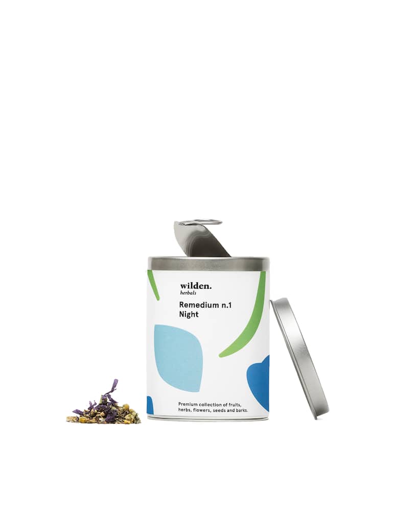 Wilden Herbals Tisana biologica Remedium n.1 Night Lattina sfuso 75g - immagine 1 Wilden Herbals Tisana biologica Remedium n.1 Night Lattina sfuso 75g - immagine 1