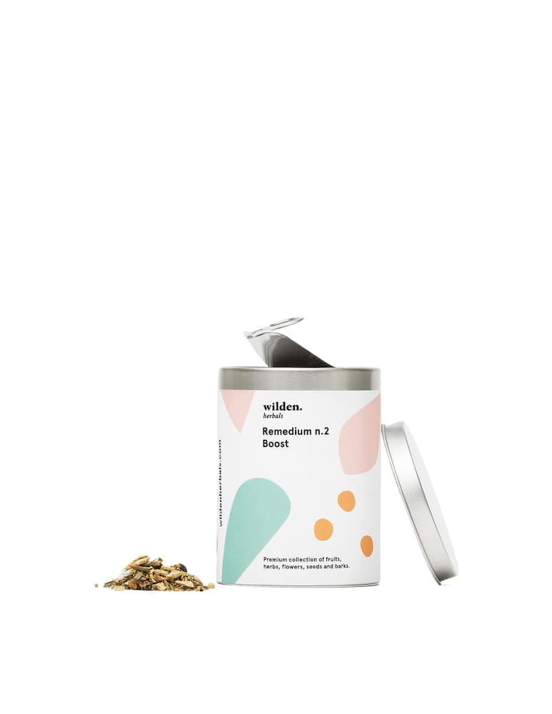 Wilden Herbals Remedium n.2 Boost Loose Leaf Tin Box 90g - picture 1 Wilden Herbals Remedium n.2 Boost Loose Leaf Tin Box 90g - picture 1