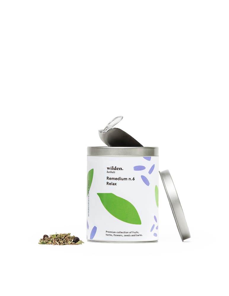 Wilden Herbals Tisana biologica Remedium n.6 Relax Lattina sfuso 90g - immagine 1 Wilden Herbals Tisana biologica Remedium n.6 Relax Lattina sfuso 90g - immagine 1