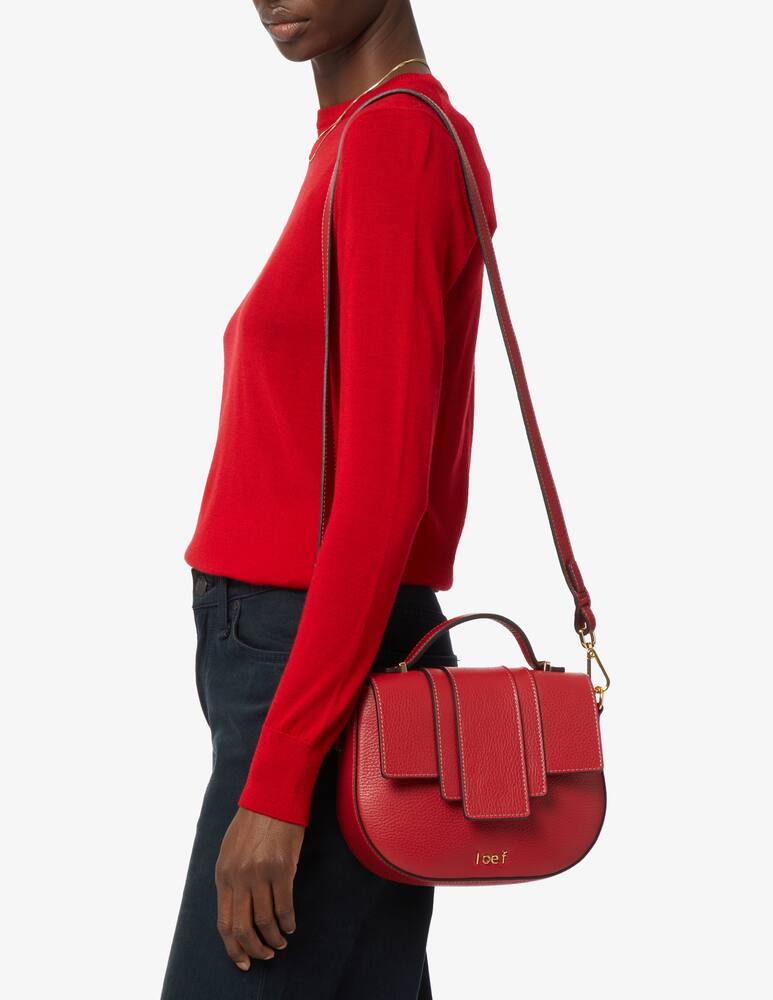 rinascente Ioef Kim hammered leather shoulder bag - Red