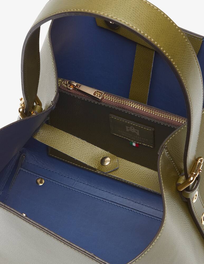 rinascente Cuoieria Fiorentina Borsa secchiello Bella - Oliva