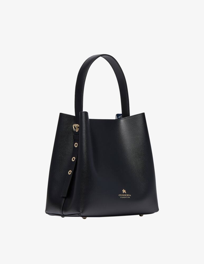Cuoieria Fiorentina Borsa secchiello Bella - Nero - immagine 3 Cuoieria Fiorentina Borsa secchiello Bella - Nero - immagine 3