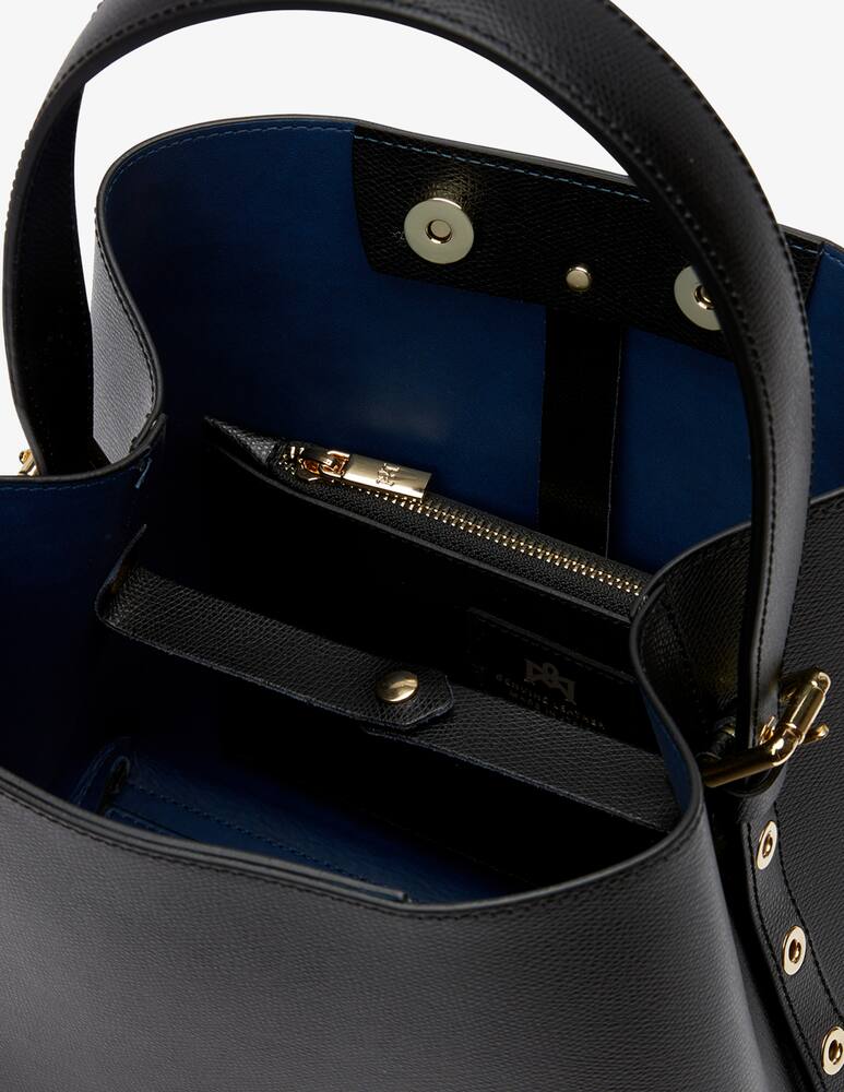 Cuoieria Fiorentina Borsa secchiello Bella - Nero - immagine 4 Cuoieria Fiorentina Borsa secchiello Bella - Nero - immagine 4