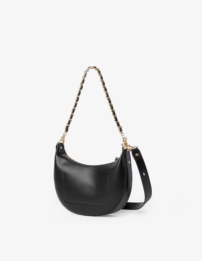 rinascente Cuoieria Fiorentina Borsa mezza luna Eva - Nero
