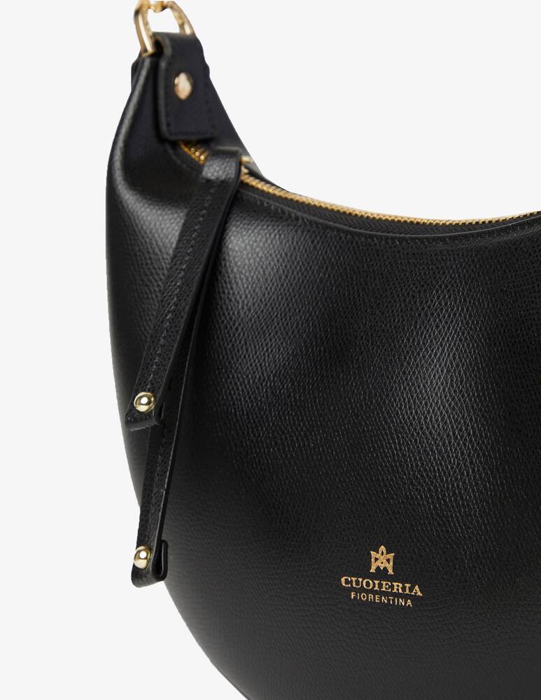 rinascente Cuoieria Fiorentina Borsa mezza luna Eva - Nero