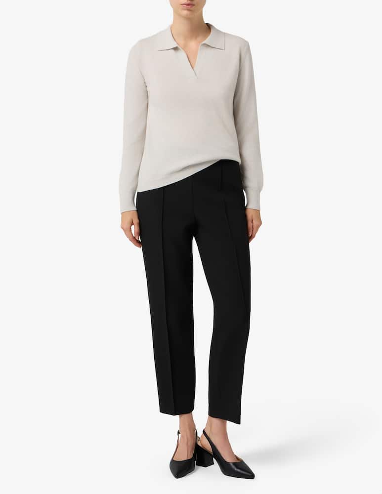 rinascente Elizabeth Ascot Polo collar knit jumper