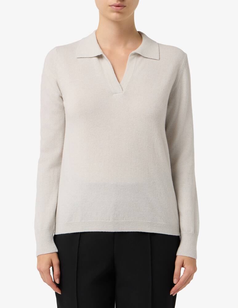 rinascente Elizabeth Ascot Polo collar knit jumper