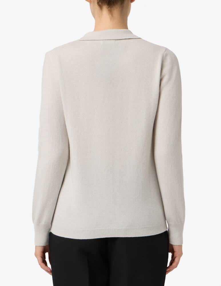 Elizabeth Ascot Maglia polo in misto lana - immagine 3 Elizabeth Ascot Maglia polo in misto lana - immagine 3