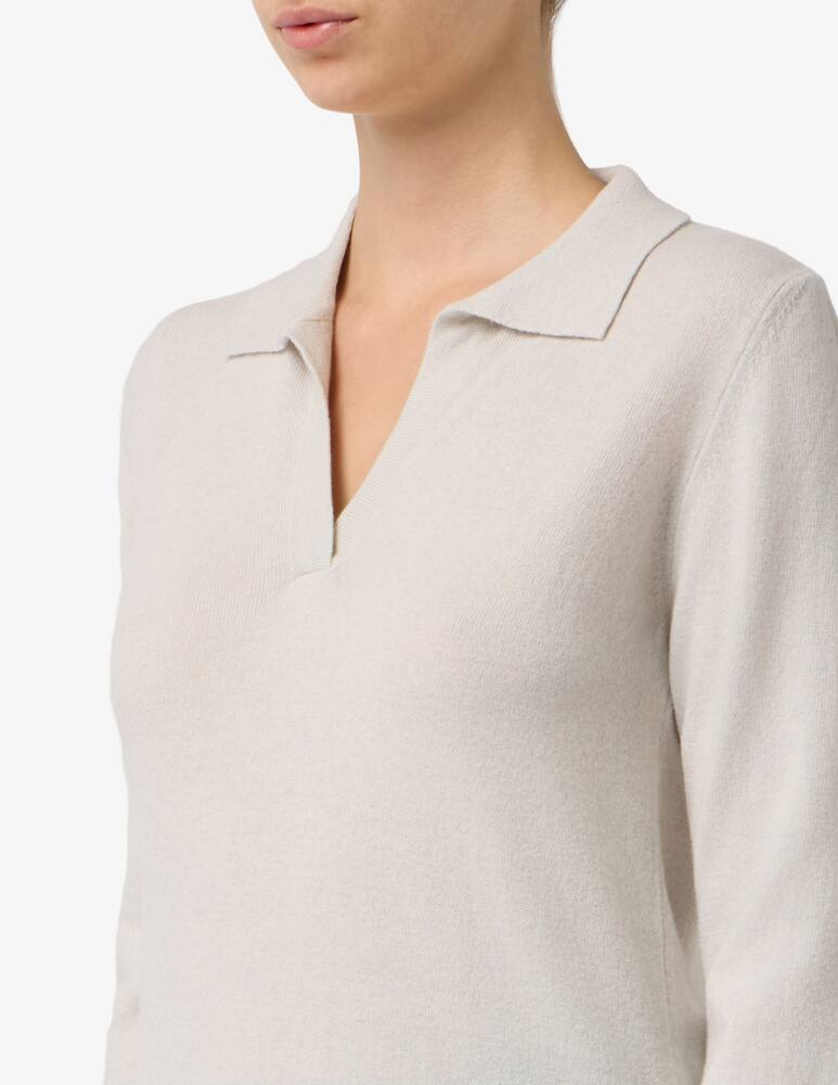 rinascente Elizabeth Ascot Polo collar knit jumper