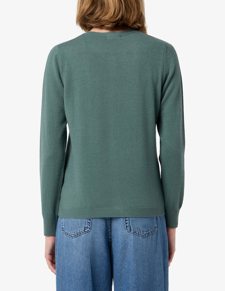 Elizabeth Ascot Cardigan basic in lana - immagine 3 Elizabeth Ascot Cardigan basic in lana - immagine 3
