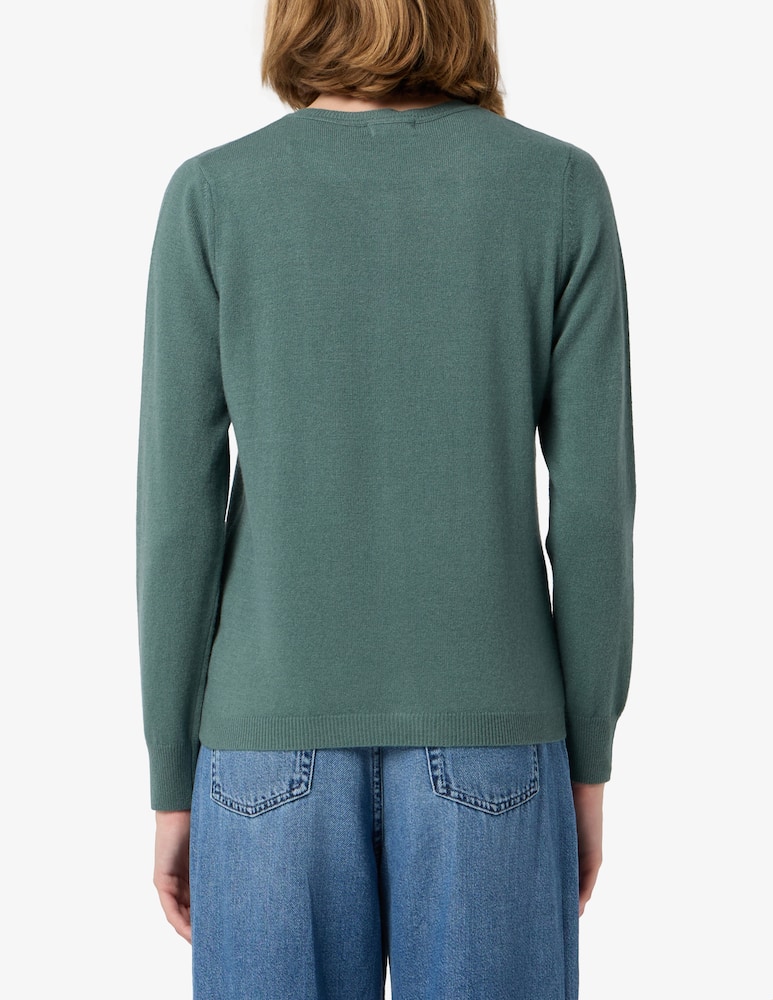Elizabeth Ascot Cardigan basic in lana - immagine 4 Elizabeth Ascot Cardigan basic in lana - immagine 4