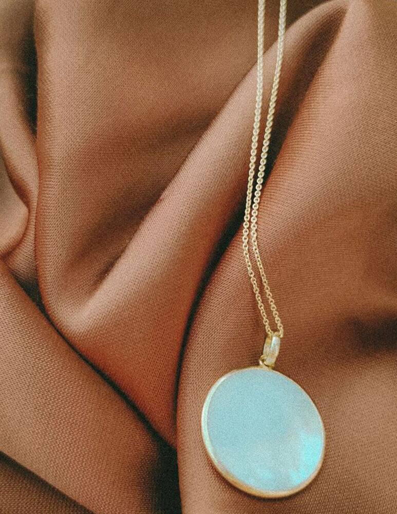 rinascente Mesh Golden master pearl necklace