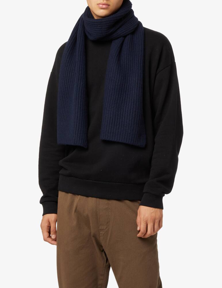 rinascente Rinascente Collection Sciarpa a coste in cashmere - Blu