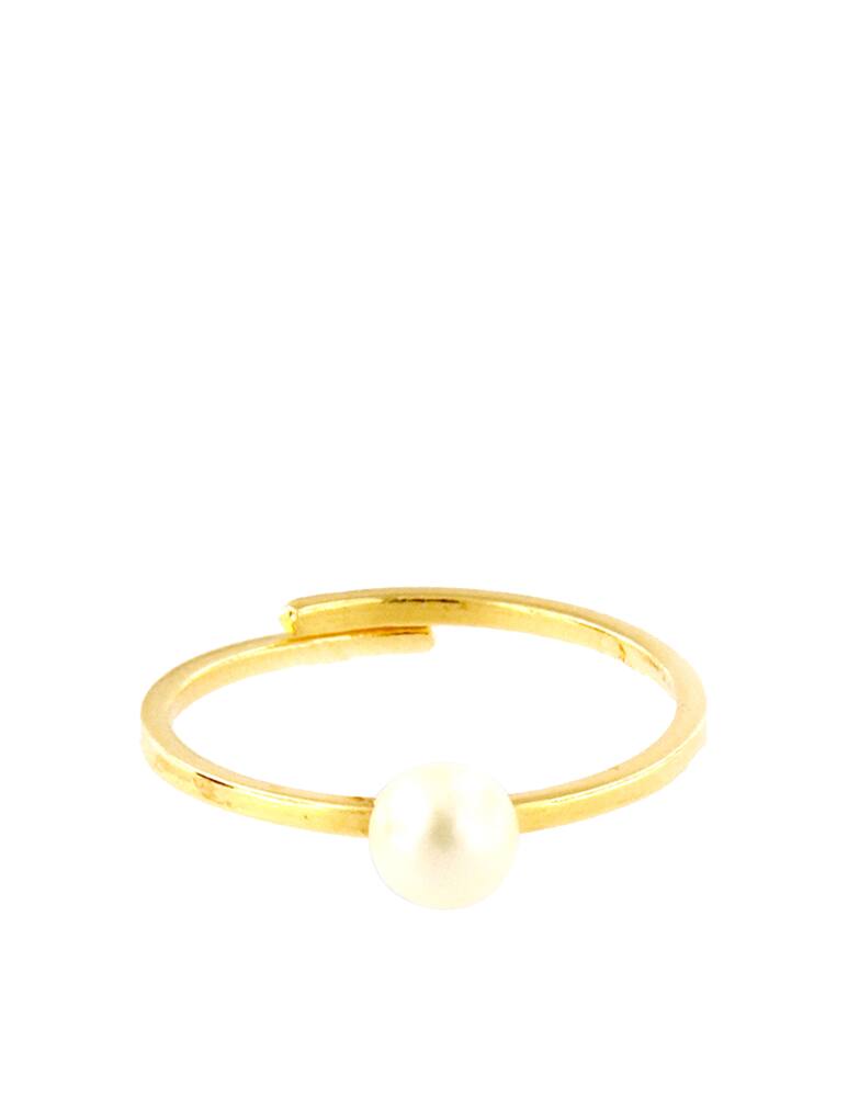 Mesh Golden pearl ring - picture 1 Mesh Golden pearl ring - picture 1