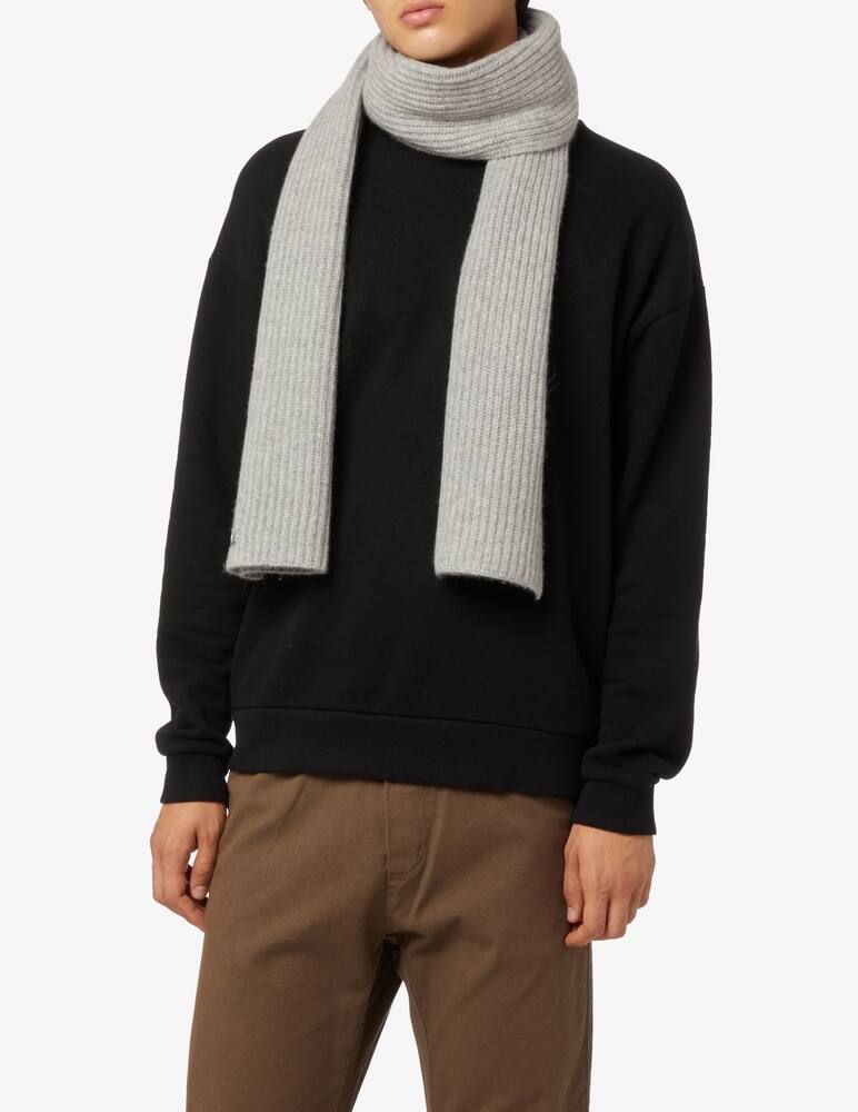 rinascente Rinascente Collection Cashmere ribbed scarf - Grey