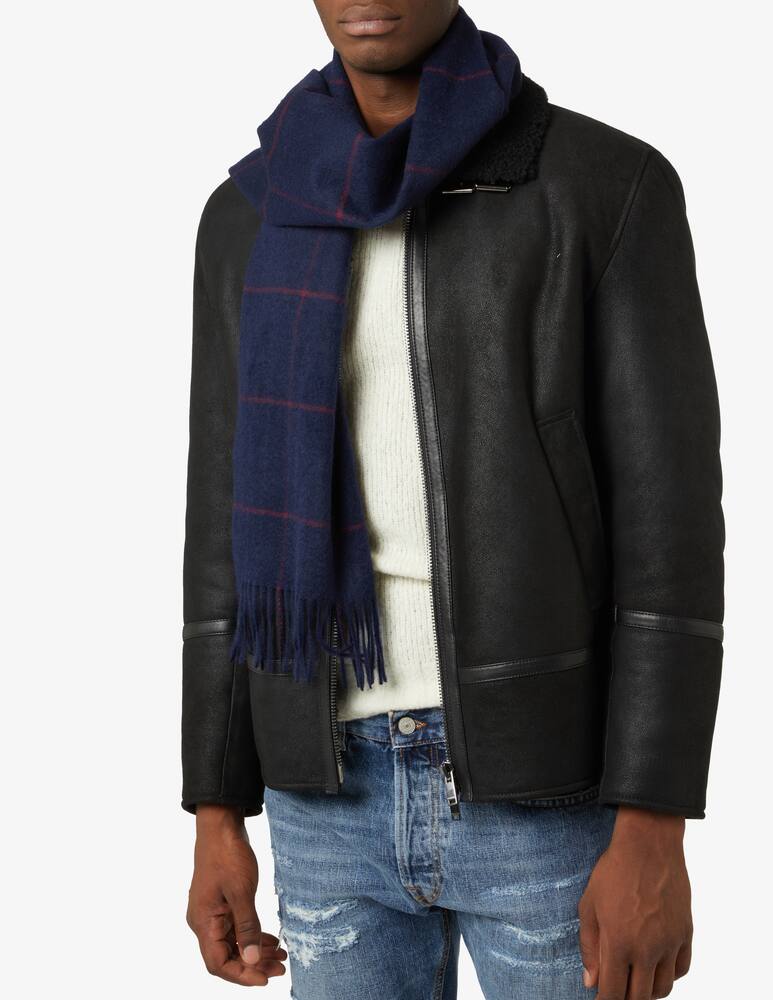 rinascente Rinascente Collection Sciarpa a quadri grandi  - Blu