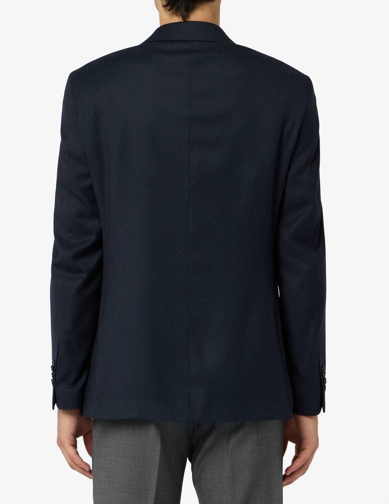 rinascente Sartoria Italiana Single-breasted wool birdseye jacket Drop 6