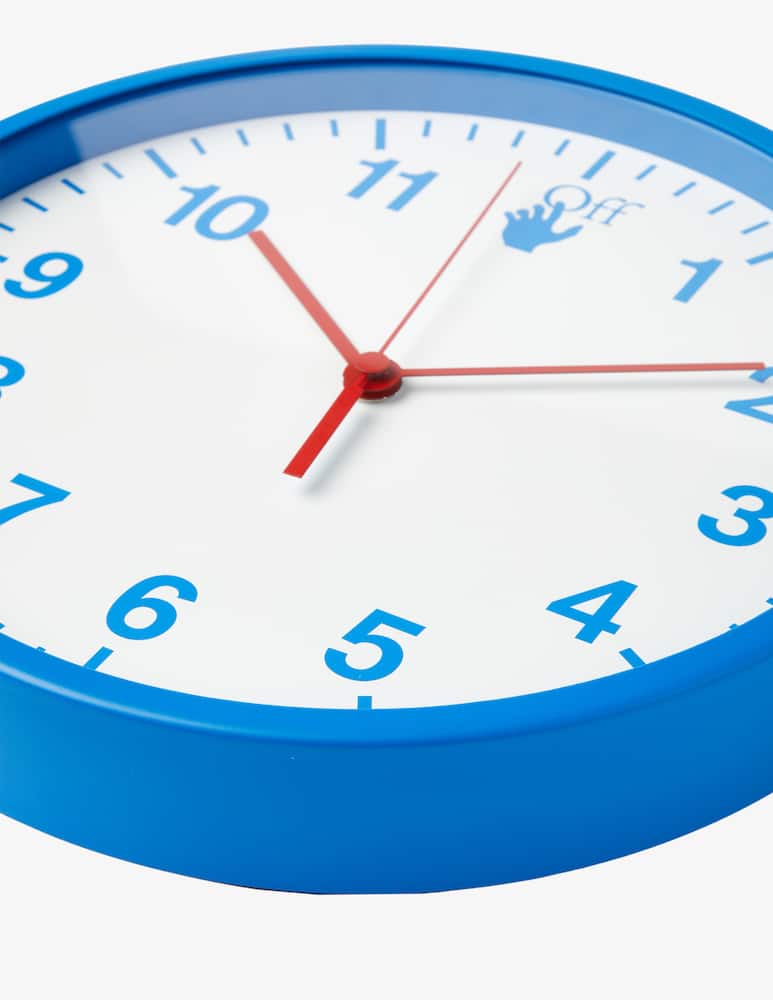 rinascente Off-White Orologio Da Muro - Blu