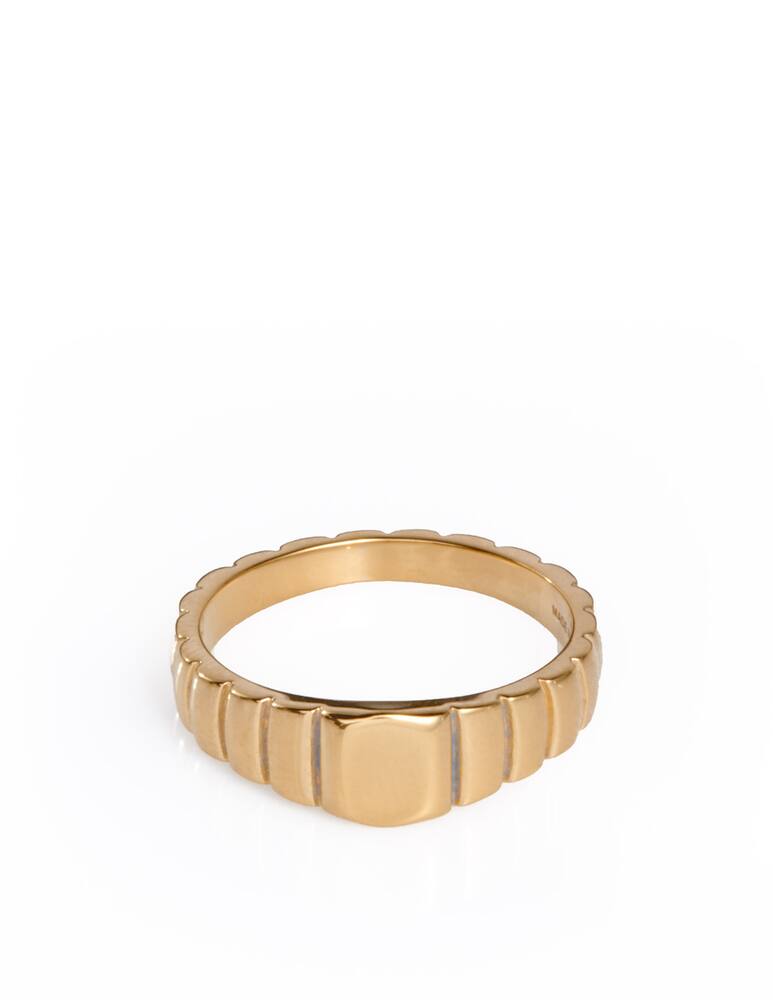 rinascente IVI Signore Oval 5mm Signet Ring