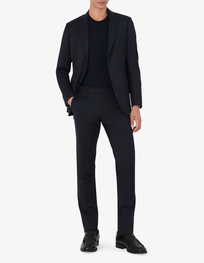 rinascente Sartoria Italiana Single-breasted wool twill jacket Drop 7 Mix & Match