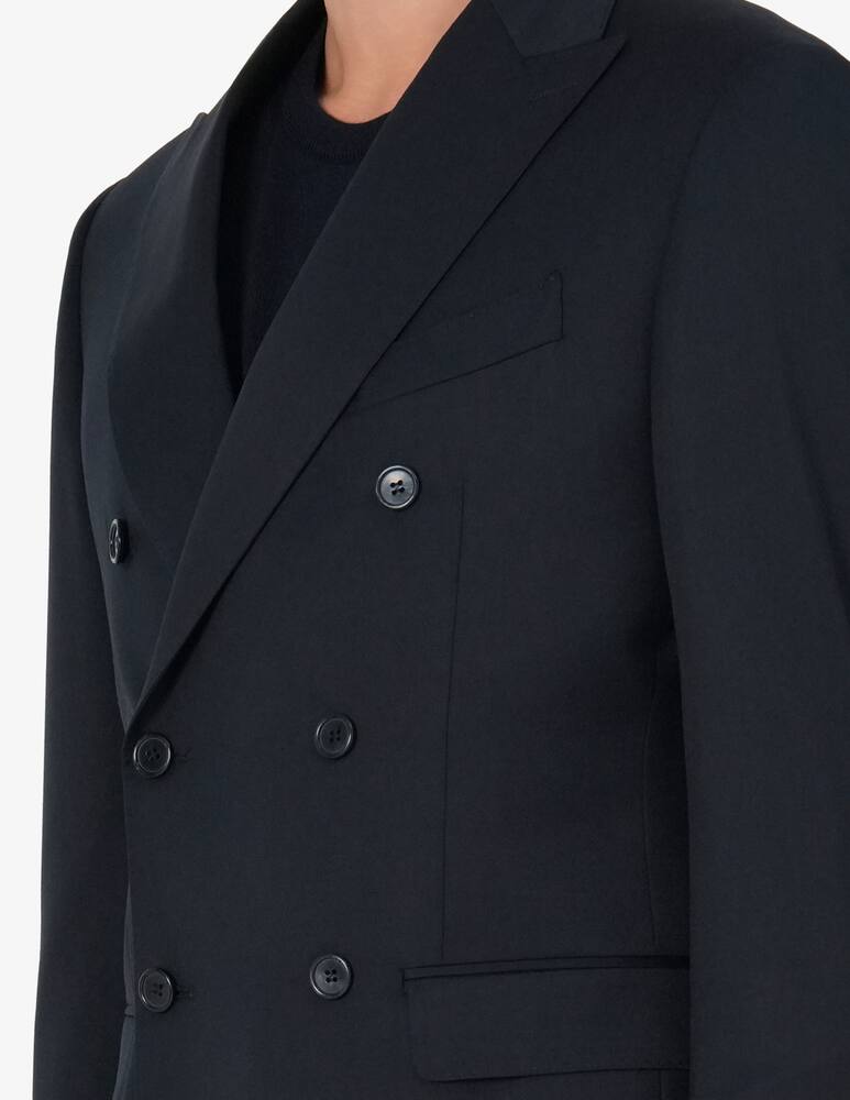 rinascente Sartoria Italiana Double-breasted wool twill jacket Drop 7 Mix & Match